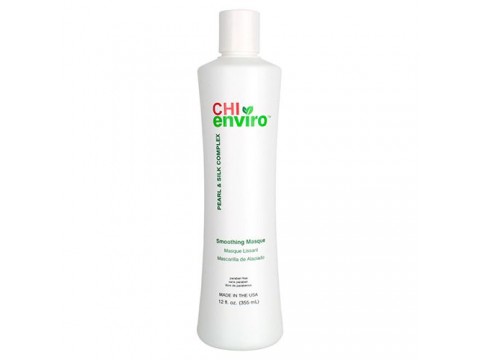CHI Glotninamasis Plaukų Šampūnas Su Šilko Ir Perlų Kompleksu CHI Enviro Smoothing Shampoo 355 ml